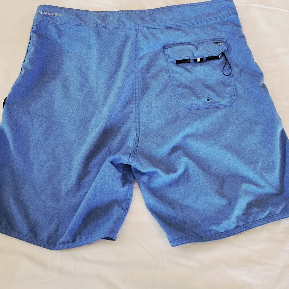 Hurley phantom swim trunks Mens Size 32 In Blue - Picture 4 of 10